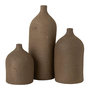 Voir la diapositive 2 : Paris Prix Vase Bouteille en Céramique  Enya  28cm Marron