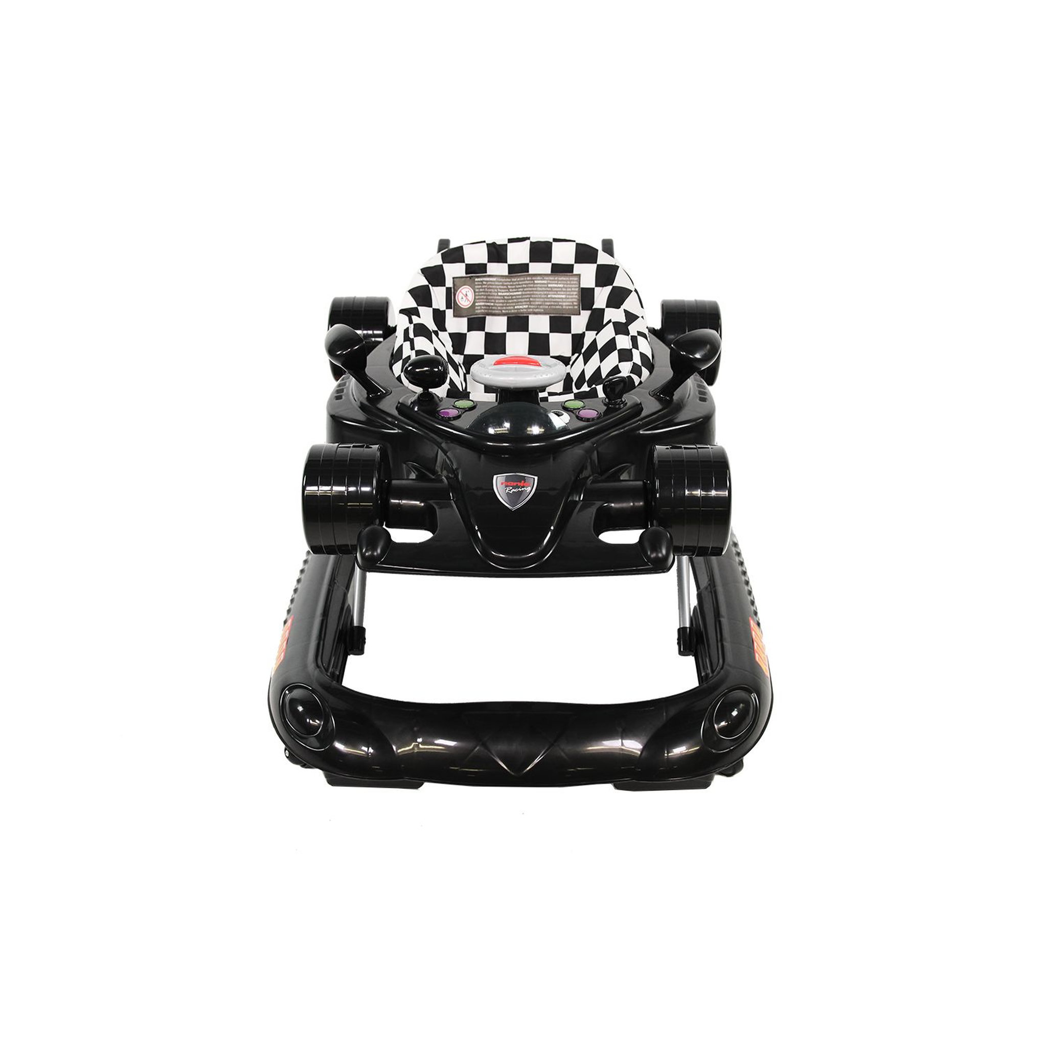 Voir la diapositive 1 : NANIA Trotteur bébé racing de 9 à 12kg noir