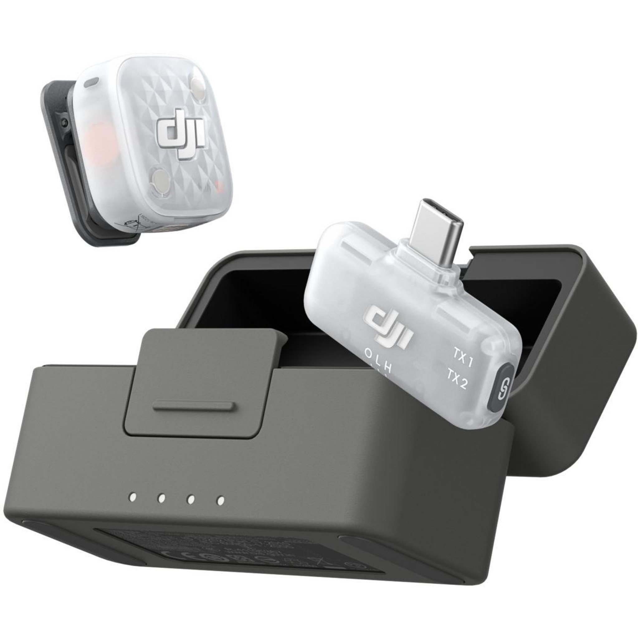 Voir la diapositive 1 : DJI Micro cravate sans fil mic mini 2s (1tx + 1 mobile rx + charge)
