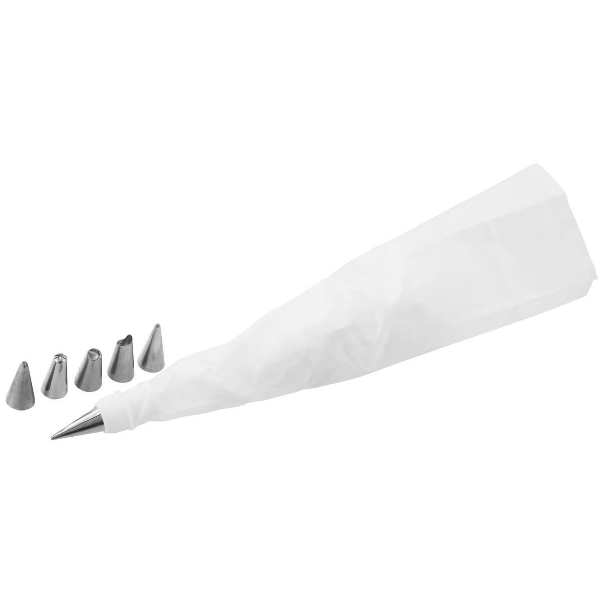 ZENKER Poche à douille et 6 embouts en inox 33 cm zenker smart pastry