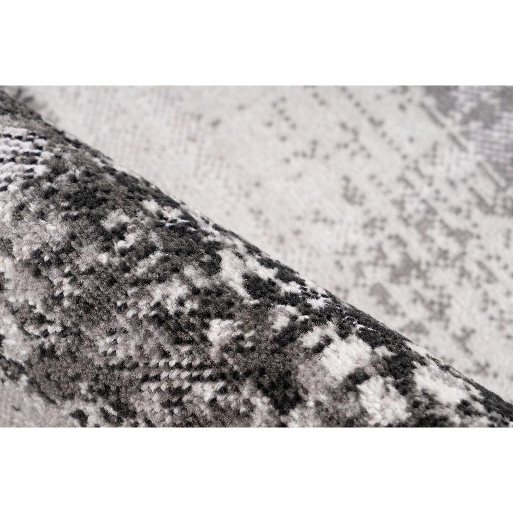 Voir la diapositive 3 : Paris Prix Tapis Effet Vieilli à Poils Courts  Ariya  Anthracite