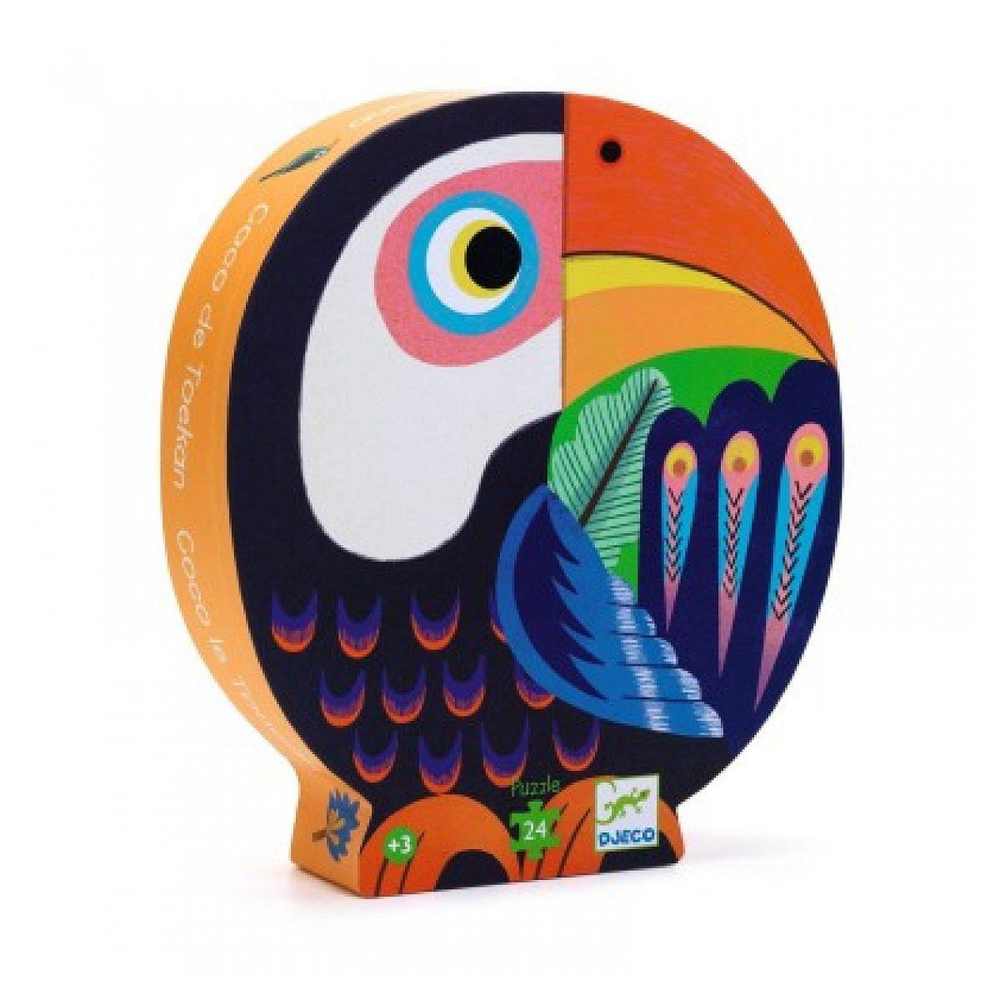 Djeco Puzzle silhouette coco le toucan 24 pieces