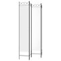 Voir la diapositive 5 : VIDAXL Cloison de separation 4 panneaux Blanc 160x220 cm Tissu
