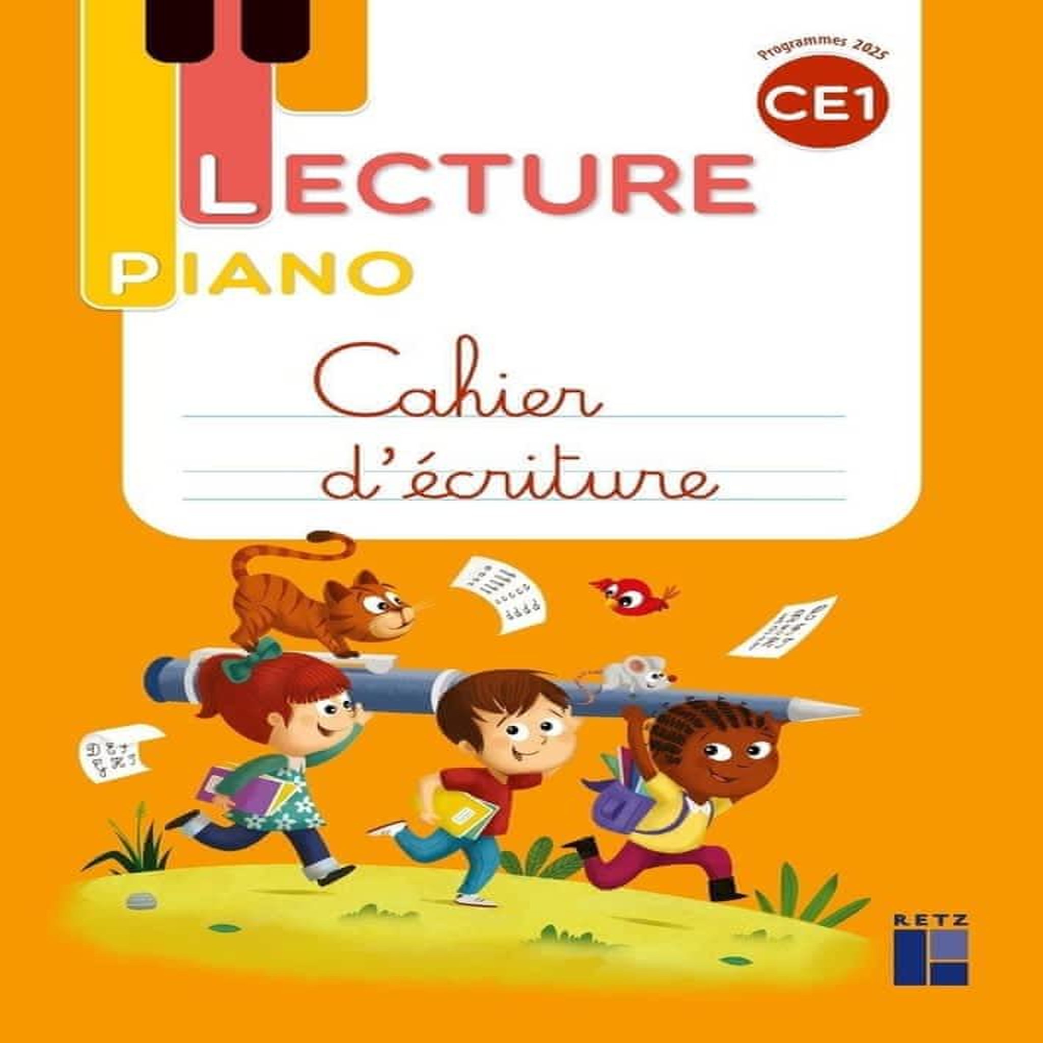 LECTURE PIANO CE1. CAHIER D'ECRITURE, Mat Géraldine