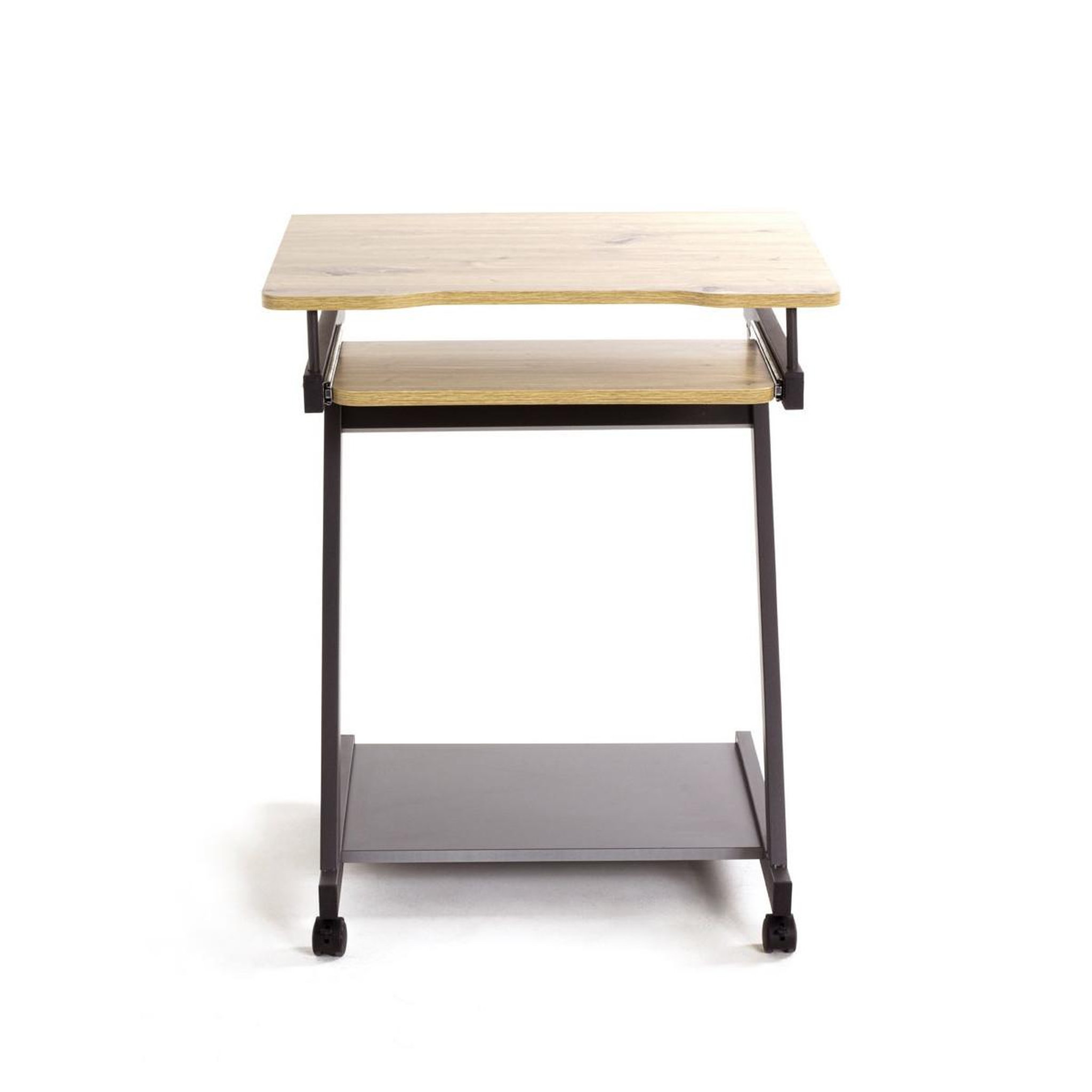 Voir la diapositive 2 : Paris Prix Bureau design  alvaro  76cm anthracite & chêne