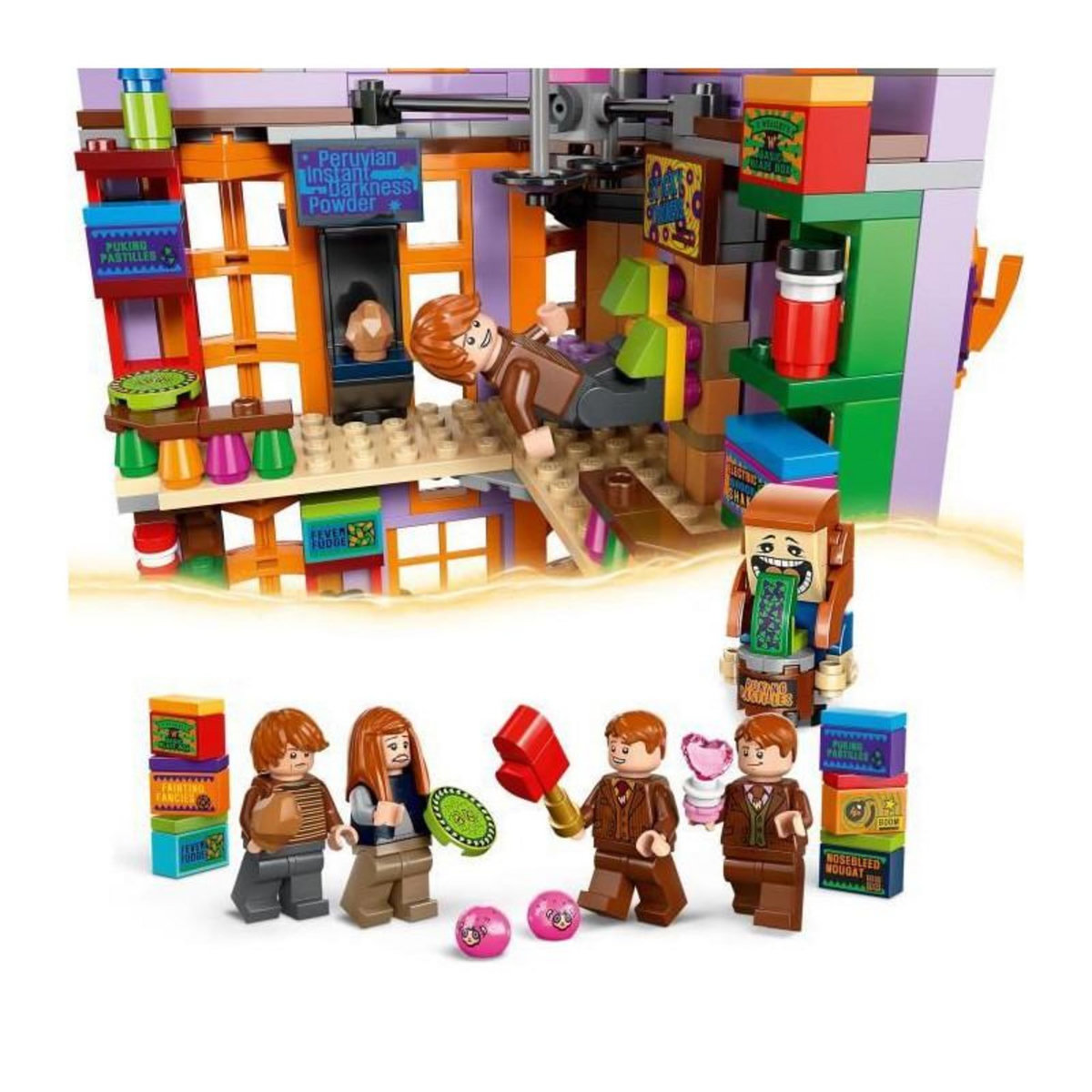 LEGO LEGO Harry Potter 76422 Le Chemin de Traverse : Weasley, Farces pour Sorciers Facétieux, Jouet