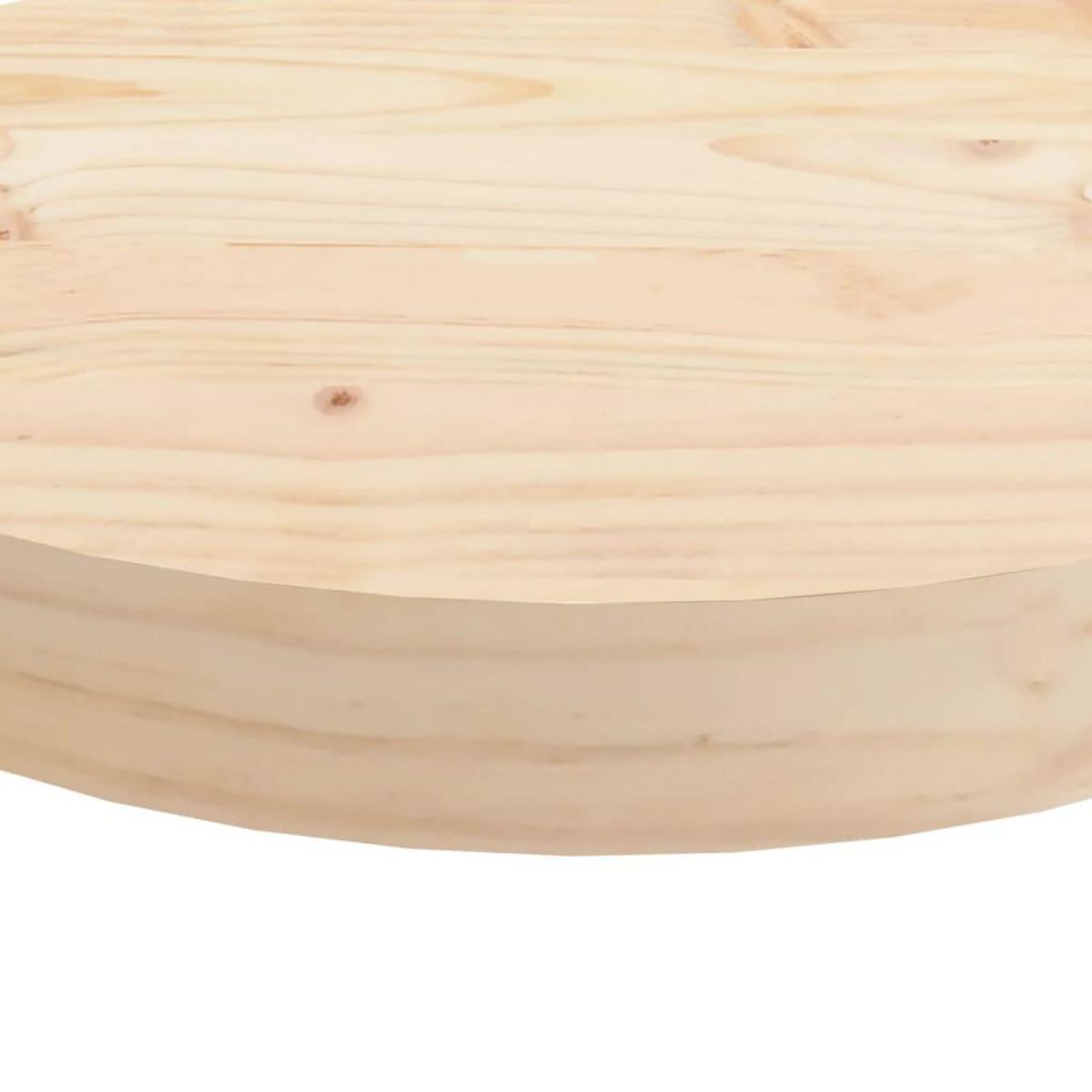VIDAXL Dessus de table rond Ø50x3 cm bois de pin massif