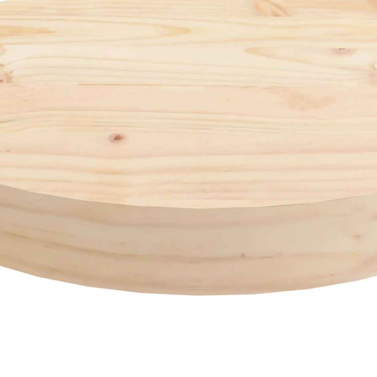 VIDAXL Dessus de table rond Ø50x3 cm bois de pin massif