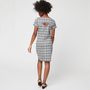 Voir la diapositive 2 : IN EXTENSO Robe manches courtes milano femme