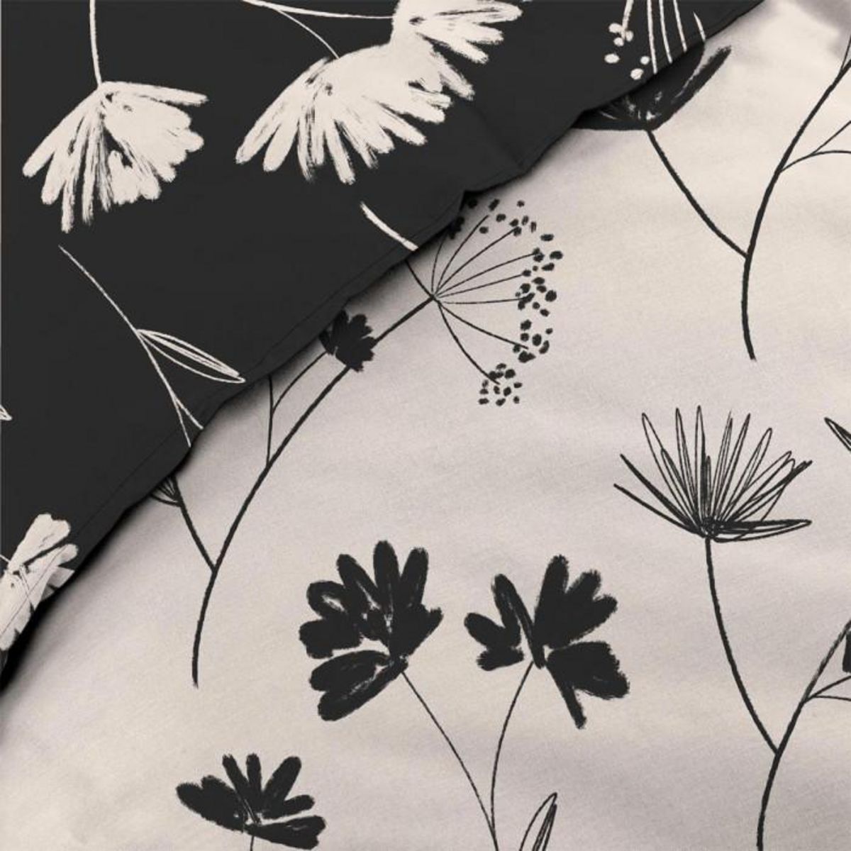 Paris Prix Parure de Lit 3 Pièces  Iris  260x240cm Naturel