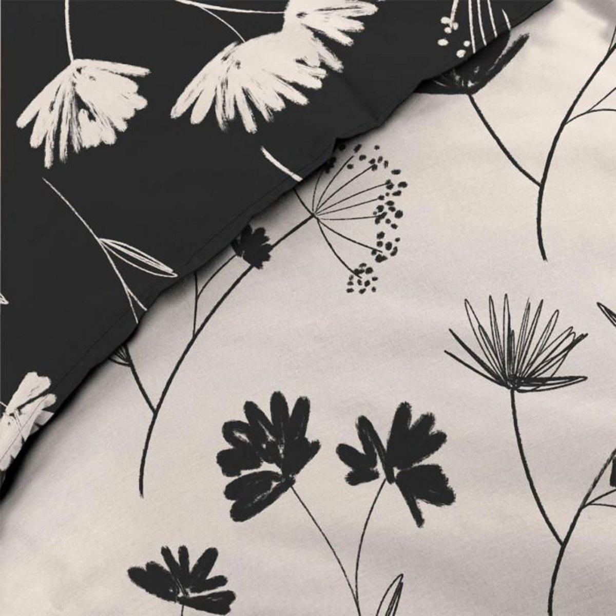 Paris Prix Parure de Lit 3 Pièces  Iris  260x240cm Naturel