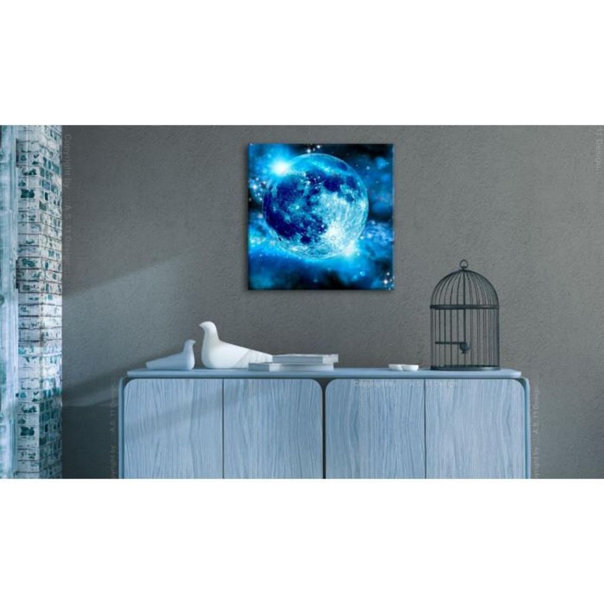 Paris Prix Tableau Imprimé  Magic Moon  40x40cm