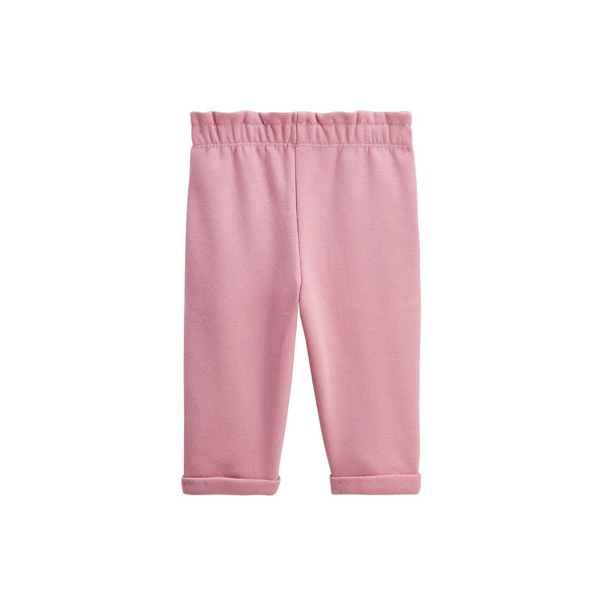 Petit Béguin Lot de 2 pantalons bébé en molleton Dina