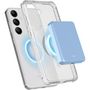 Voir la diapositive 5 : FORCE POWER Batterie externe 5000 mAh USB C 15W Mini magnet bleu