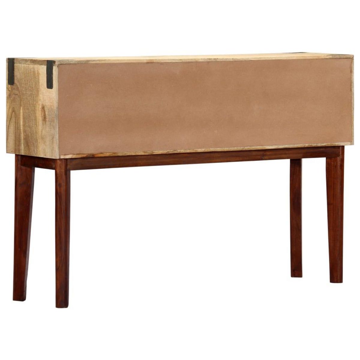 VIDAXL Table console 115x30x76 cm Bois de manguier massif brut