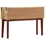 Voir la diapositive 3 : VIDAXL Table console 115x30x76 cm Bois de manguier massif brut