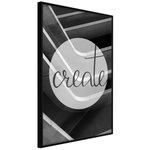 Paris Prix Affiche Murale Encadrée  Create. Coloris disponibles : Jaune, Noir