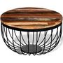 Voir la diapositive 2 : VIDAXL Table basse Bois de recuperation massif