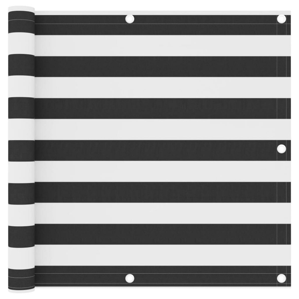 VIDAXL Ecran de balcon Anthracite et blanc 90x600 cm Tissu Oxford