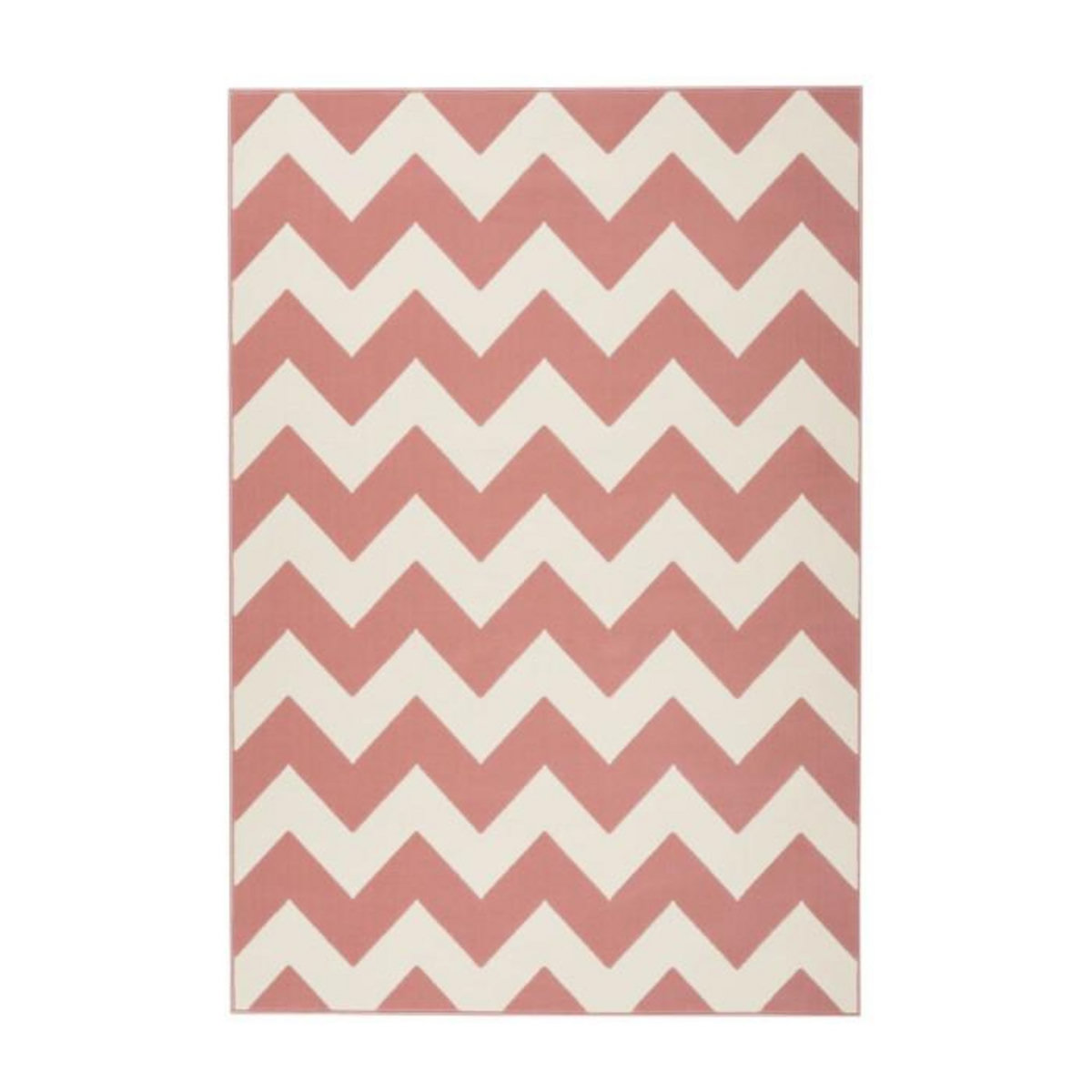 Paris Prix Tapis Géométrique à Poils Courts  Manolya  Rose