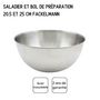 Voir la diapositive 6 : Fackelmann Set de 2 Saladiers en inox de 20,5 cm et 25 cm de diamètre et couverts à salade en plastique Fackelmann