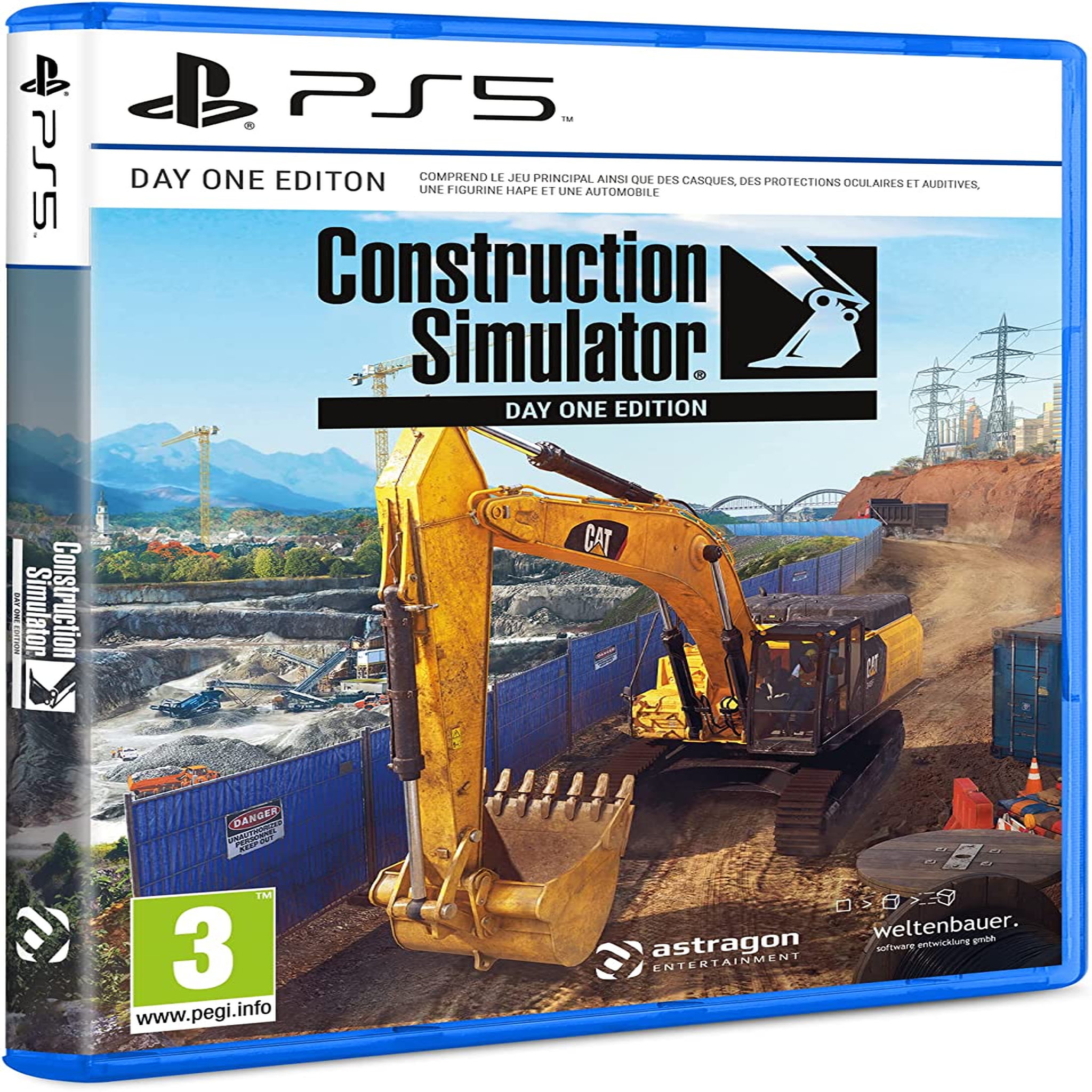 Voir la diapositive 1 : Construction Simulator D1 PS5