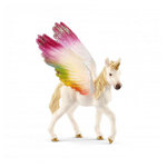 Schleich 70577 Licorne ailée arc-en-ciel, poulain