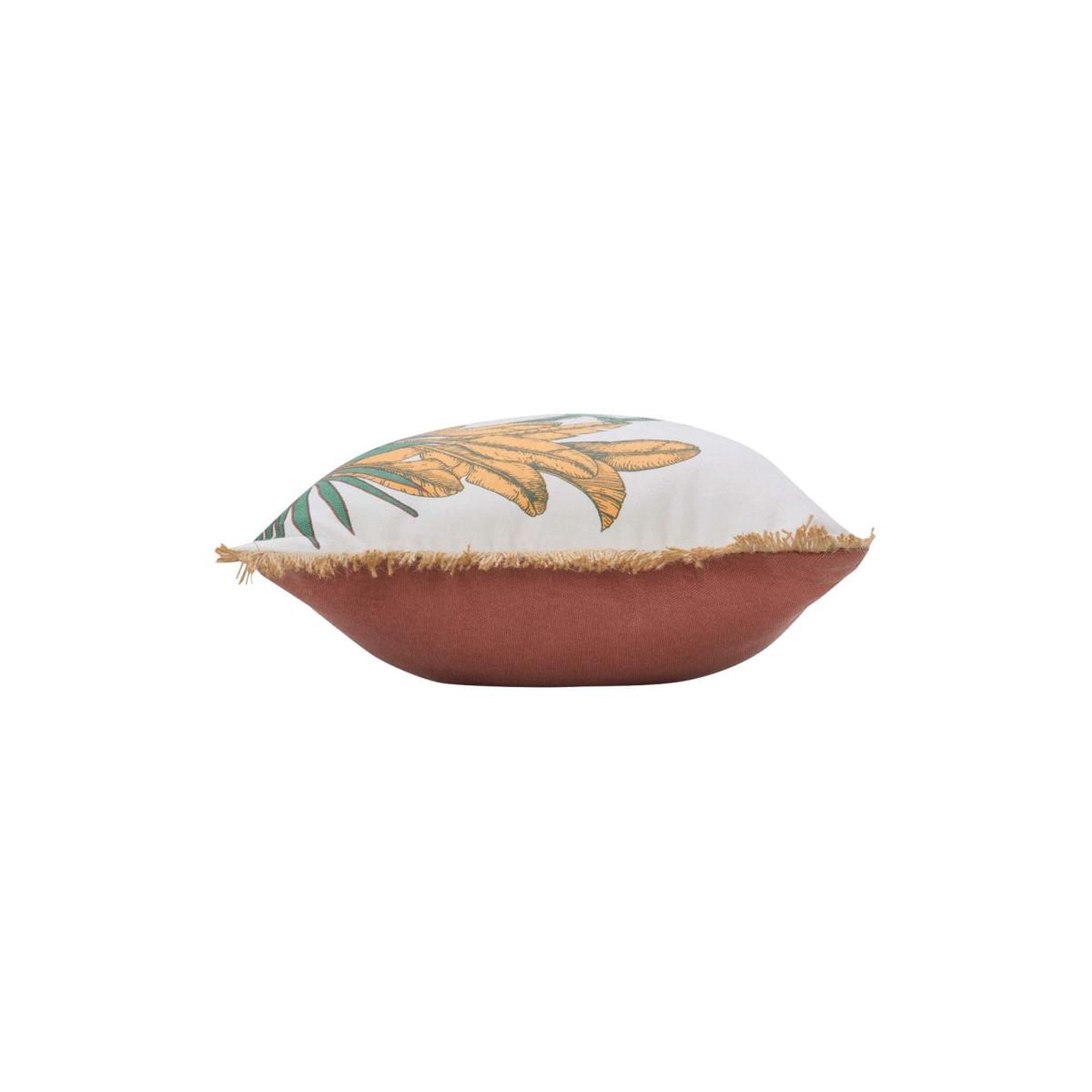 Voir la diapositive 2 : Douceur d'Intérieur Coussin déco franges  palmanova  30x50cm multicolore