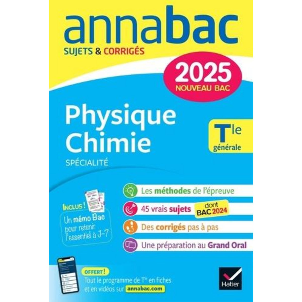 PHYSIQUE-CHIMIE SPECIALITE TLE GENERALE. SUJETS & CORRIGES, EDITION 2025, Royer Jacques