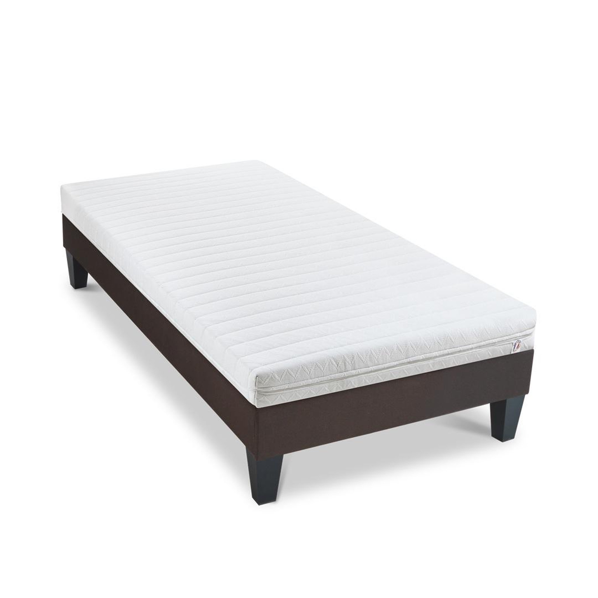 Voir la diapositive 4 : OLYMPE LITERIE Olympe literie | ensemble egio | matelas latex like + sommier bois