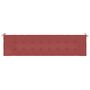 Voir la diapositive 4 : VIDAXL Coussin de banc de jardin rouge bordeaux 200x50x3 cm