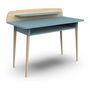 Voir la diapositive 7 : Bureau enfant 1 niche bleu L110 cm LINIA 