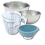 ZENKER Set pâtisserie avec moule demi-sphère pour gâteau créatif, 2 bols à mixer, verre mesureur et spatule Zenker