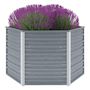 Voir la diapositive 1 : VIDAXL Lit sureleve de jardin Acier galvanise 129x129x77 cm Gris