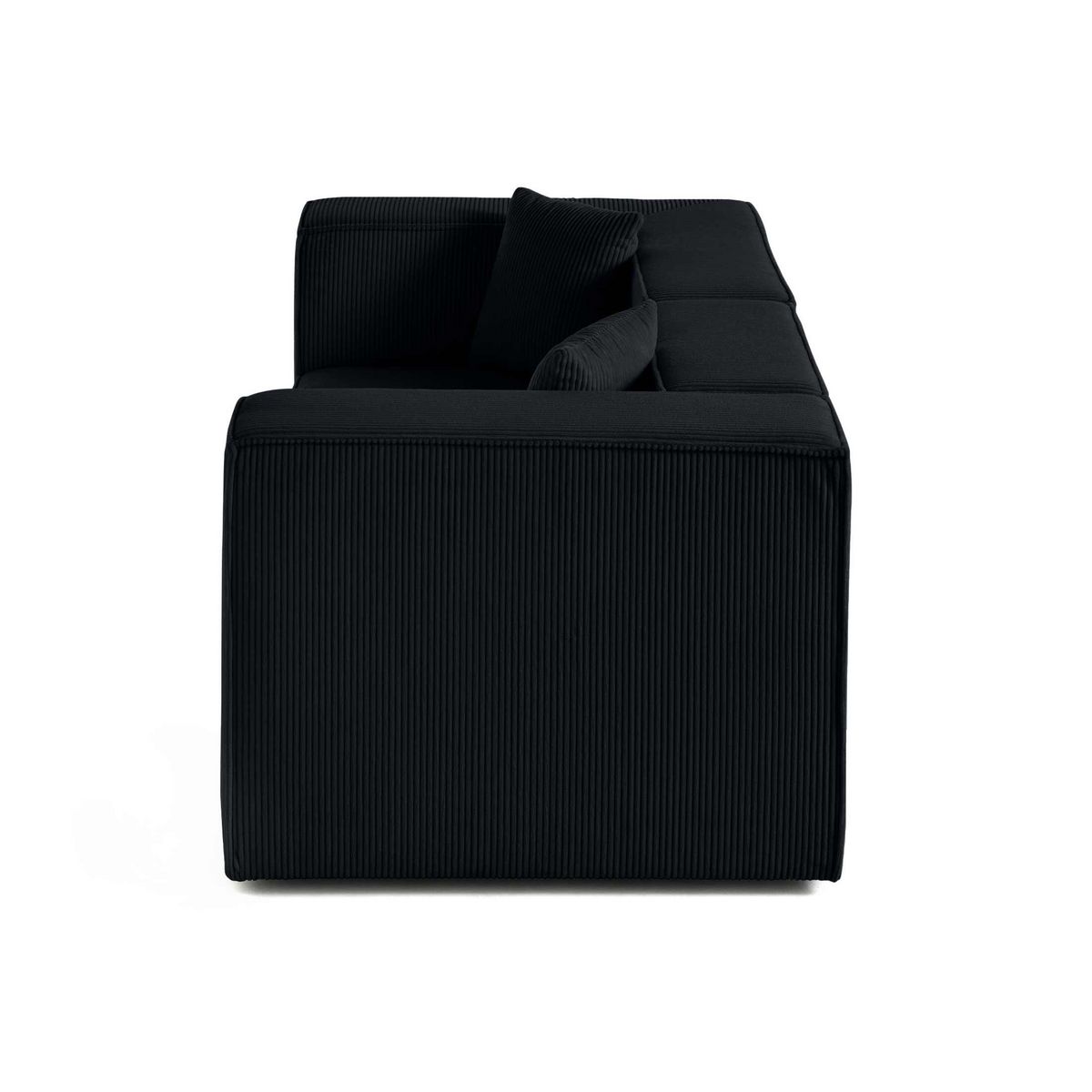 LISA DESIGN Arty - canapé modulable 2 places - en velours côtelé