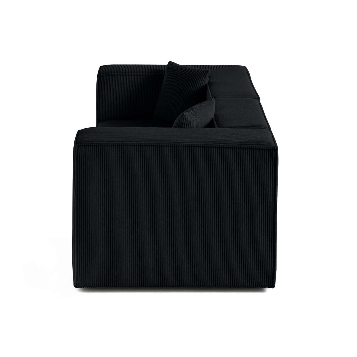 LISA DESIGN Arty - canapé modulable 2 places - en velours côtelé