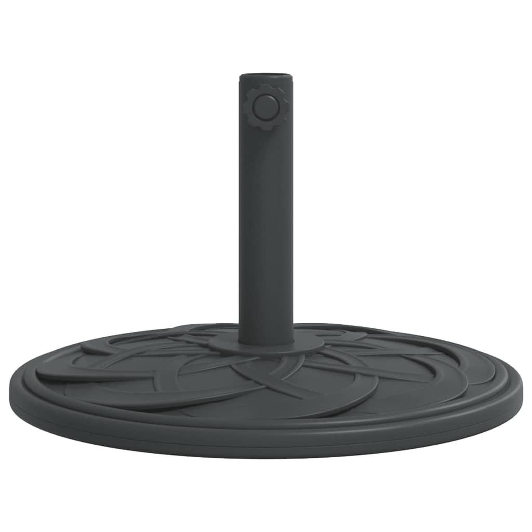 Voir la diapositive 4 : VIDAXL Base de parasol pour mats Ø38 / 48 mm 12 kg rond