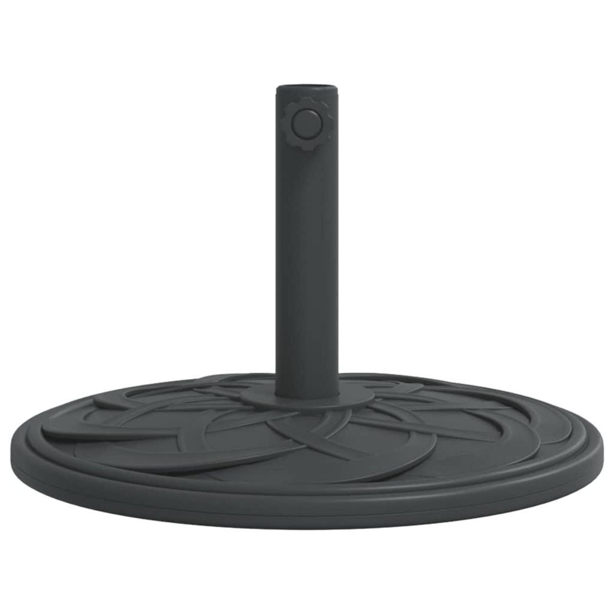 VIDAXL Base de parasol pour mats Ø38 / 48 mm 12 kg rond