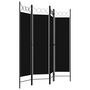 Voir la diapositive 3 : VIDAXL Cloison de separation 4 panneaux Noir 160 x 180 cm
