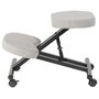 Voir la diapositive 3 : IDIMEX Tabouret ergonomique ROBERT, structure en métal et tissu