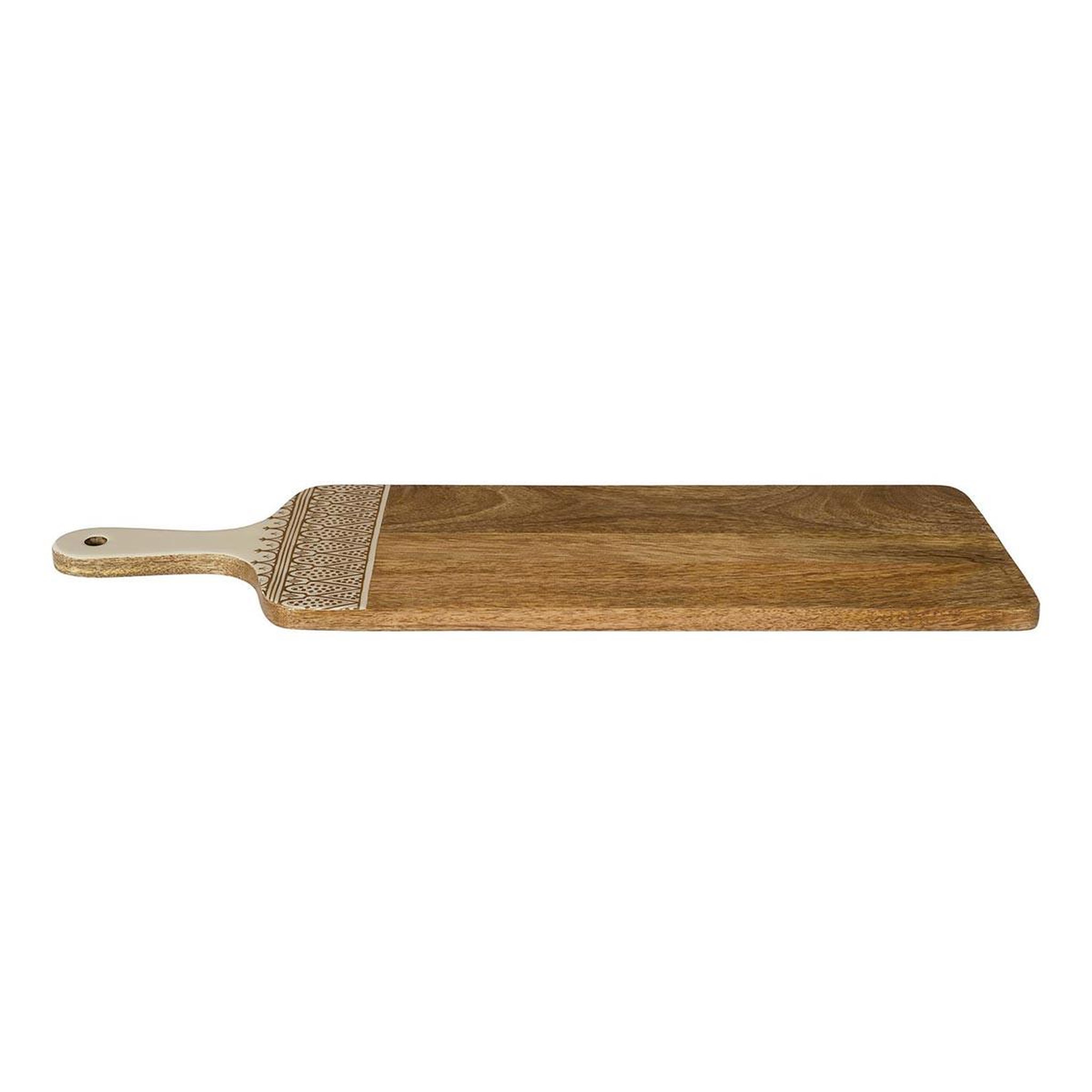 The Home Deco Factory Planche de présentation en bois  dune  58cm terracotta