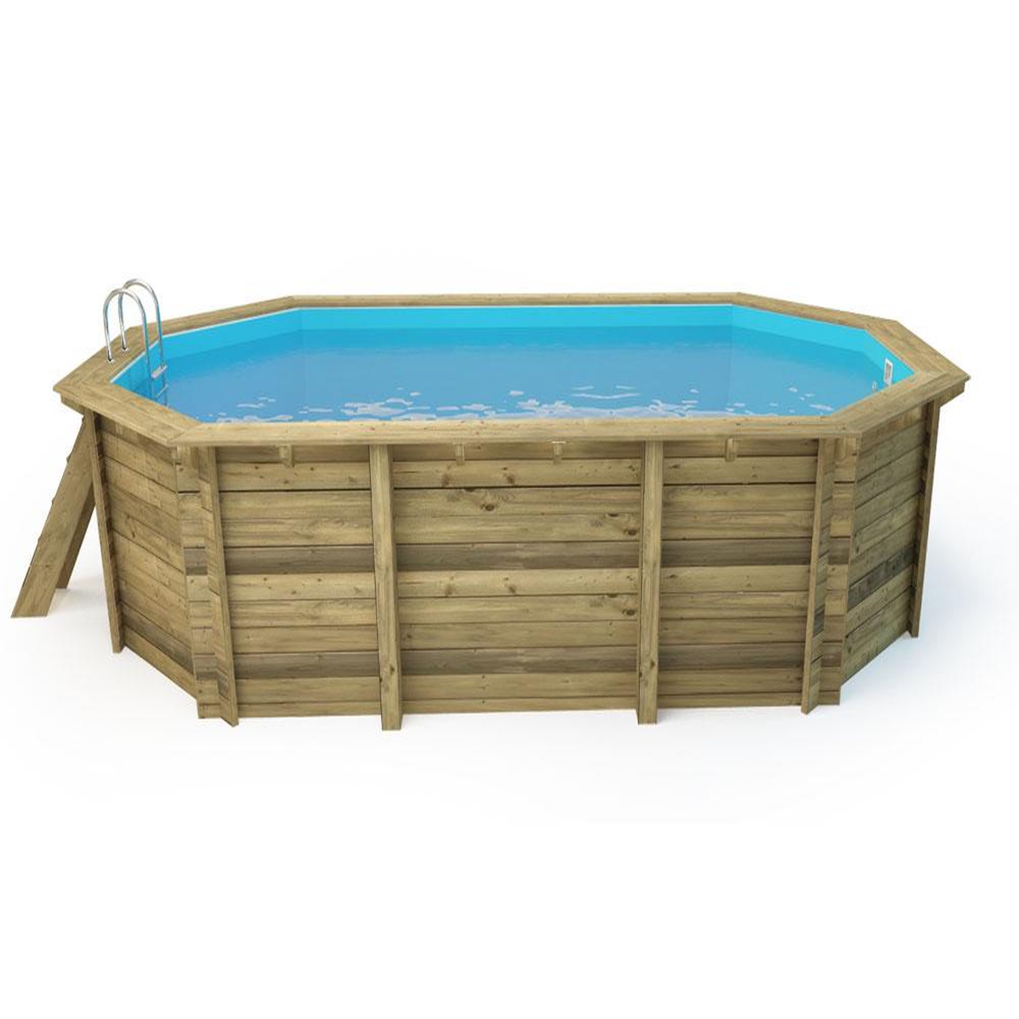 Voir la diapositive 3 : Habitat et Jardin Piscine bois   Cancun   - 6.53 x 4.41 x 1.45 m