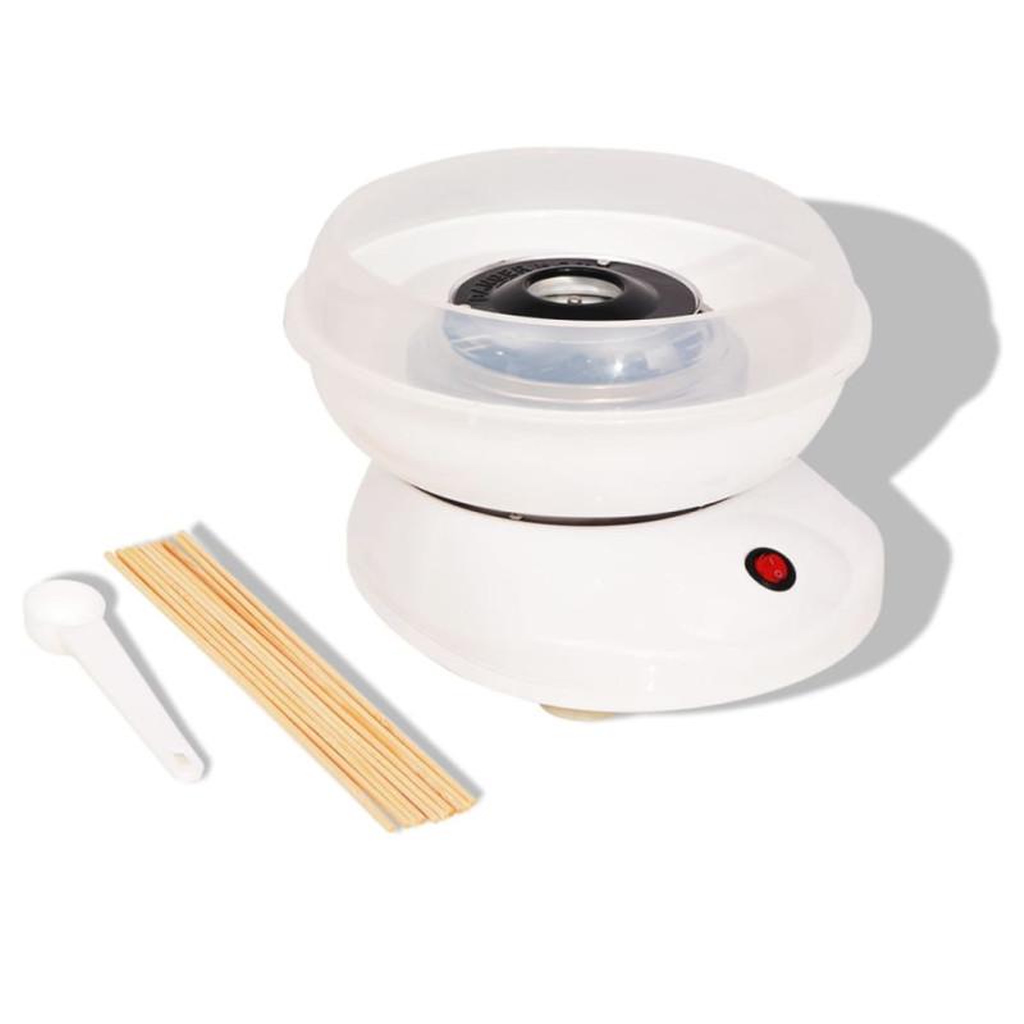 Voir la diapositive 1 : VIDAXL Appareil à barbe à papa 480 W Blanc