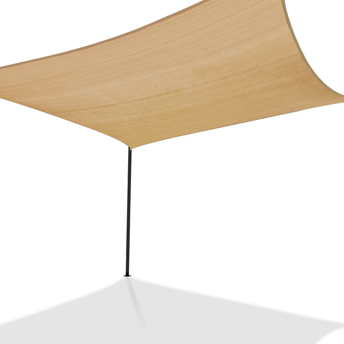 ID MARKET Voile d'ombrage rectangulaire 4x6 M sable