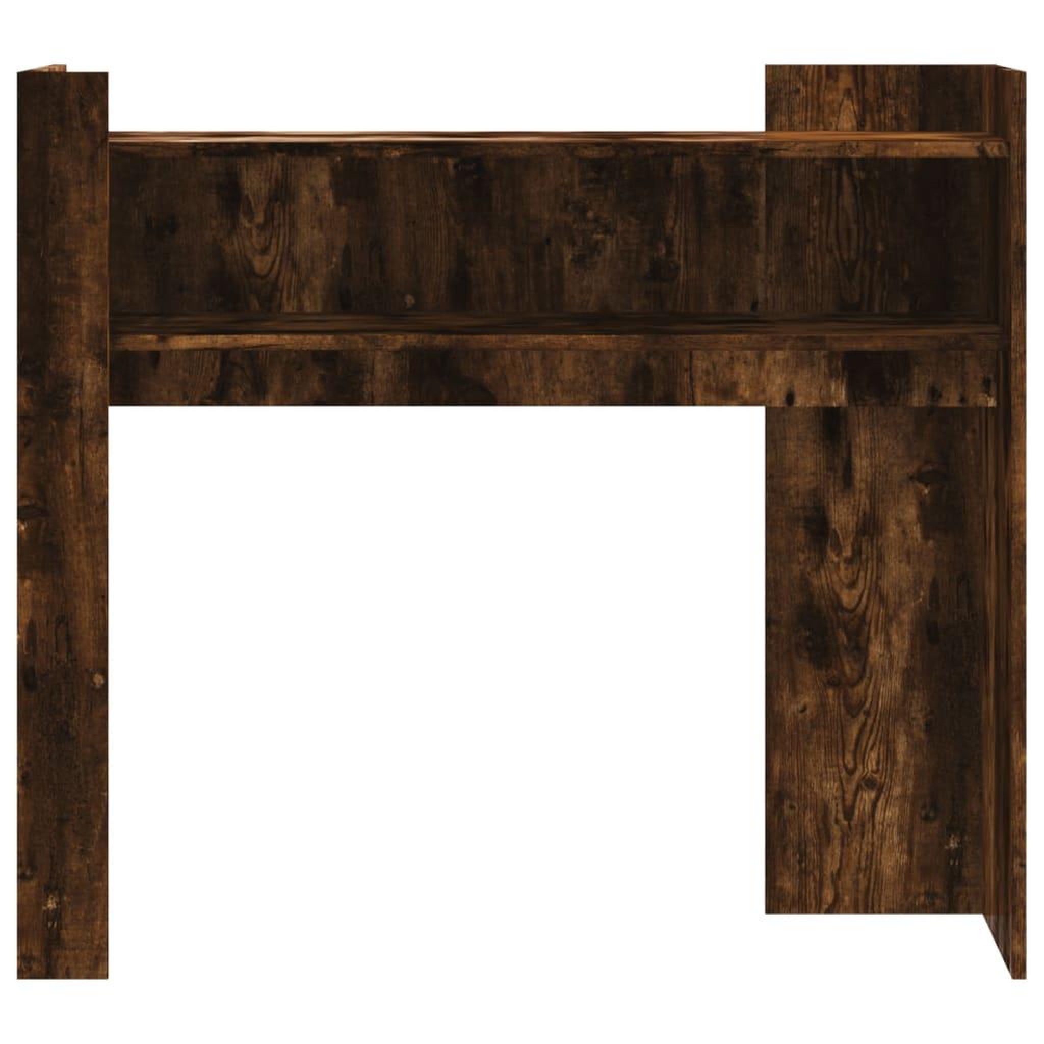 Voir la diapositive 4 : VIDAXL Table console chene fume 100x35x90 cm bois d'ingenierie