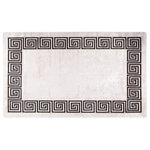 VIDAXL Tapis lavable antiderapant 120x180 cm beige clair