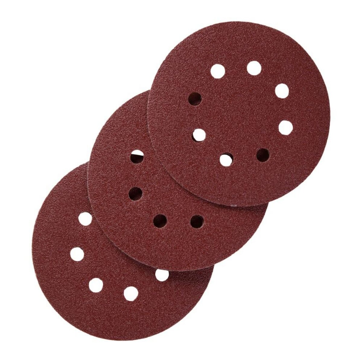 CENTRALE BRICO Lot de 10 disques abrasifs, 125 mm, grains 80
