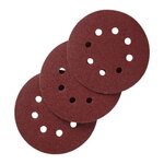 CENTRALE BRICO Lot de 10 disques abrasifs, 125 mm, grains 80