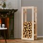 Voir la diapositive 3 : VIDAXL Support pour bois de chauffage 41x25x100 cm Bois de pin massif