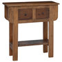Voir la diapositive 1 : VIDAXL Table console bois de recuperation melange 80x35x80 cm